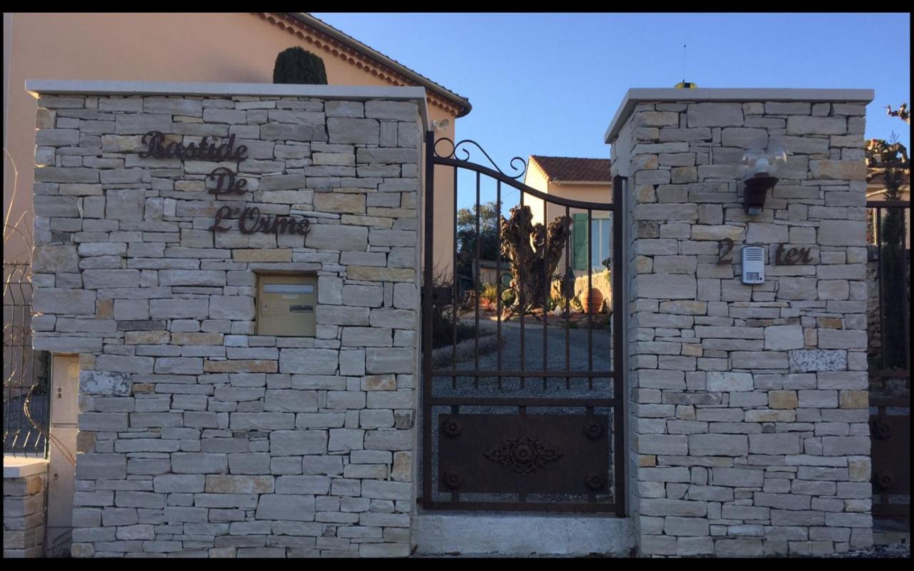 Ferienwohnung Bastide De L'Orme Forcalquier Exterior foto